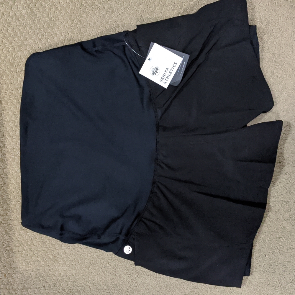 Senita athletics maternity shorts with belly support